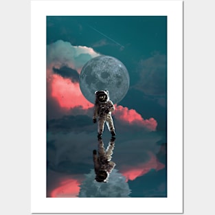 The moon and The Man Posters and Art